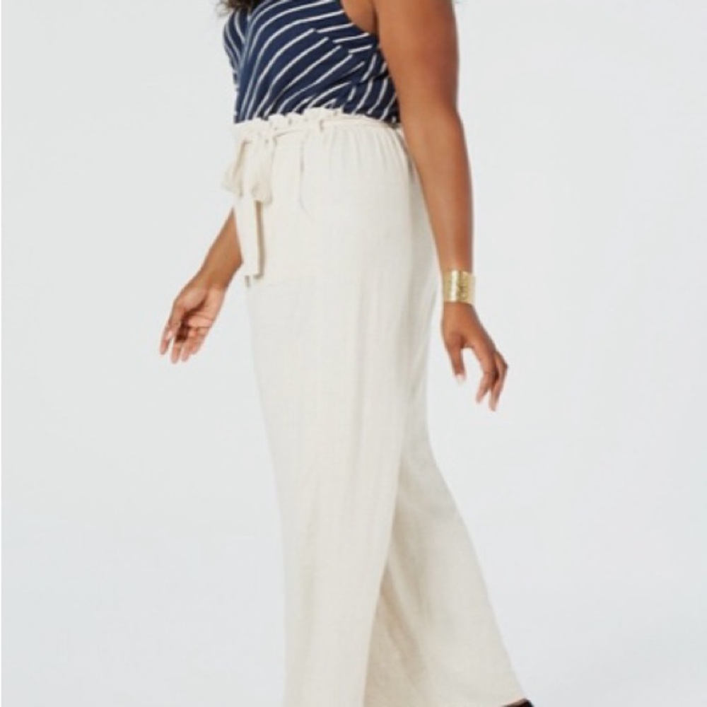 Monteau Wide Leg Jumpsuit NET - Picture 2 of 4